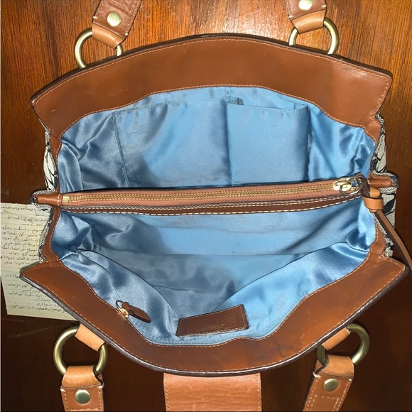 Coach Patchwork Canvas & Leather Handbag (12216) Vintage rare bag - Picture 10 of 14